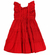 Vestido MENINA INFANTIL Vermelho Babado Duplo - 83615 na internet