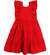 Vestido MENINA INFANTIL Vermelho Babado Duplo - 83615 - comprar online