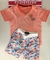 Conjunto MENINO BEBE Blusa e Bermuda Estampada - 4966