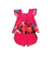 Conjunto MENINA INFANTIL Barrado Floral Pink - 83452 - comprar online