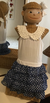 Conjunto MENINA MINI Saia Babado Poa -3314