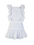 Conjunto MENINA TEEN Saia Cropped Babado Branco - 85206 - comprar online