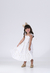 Vestido MENINA MINI Estrelas Branco - 83616 - comprar online