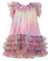 Vestido MENINA MINI Tie Dye Babado - 422