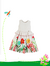 Vestido MENINA MINI Babado Cintura Barrado Jardim Juju- 84961 - comprar online