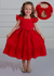 Vestido MENINA MINI Liso Vermelho - 85118 - 120,80 - 298,80