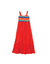 Vestido MENINA TEEN Longo Listra Flor Croche -83545 - comprar online