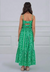 Vestido MENINA TEEN Longo Ponto de Cruz Verde - 85135 - comprar online