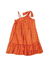 Vestido MENINA TEEN Ombro Abacaxi Laranja - 83553 - comprar online