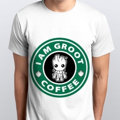 Camiseta T-Shirt Disney, Marvel I am Groot, Guardiões da Galaxia Geek Nerd Theme