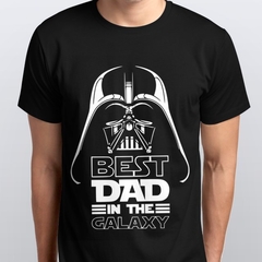 Camiseta T-Shirt Star Wars, Darth Vader, Melhor Pai da Galaxia Geek Nerd Theme