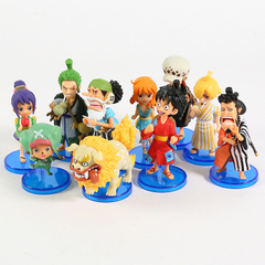 Miniaturas One Piece, Personagens com base Azul Geek Nerd Theme