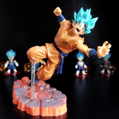 Figure Action Goku Deus Azul, o Renascimento. Geek Nerd Theme