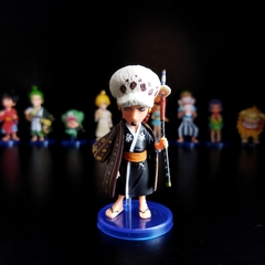 Imagem do Miniaturas One Piece, Personagens com base Azul Geek Nerd Theme