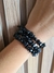 Pulseira Cascalho Obsidiana Preta