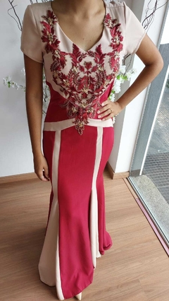 vestido de festa com pedraria - comprar online