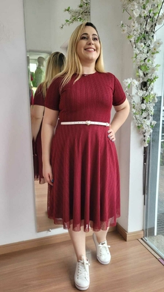 Vestido curto godê safira na internet