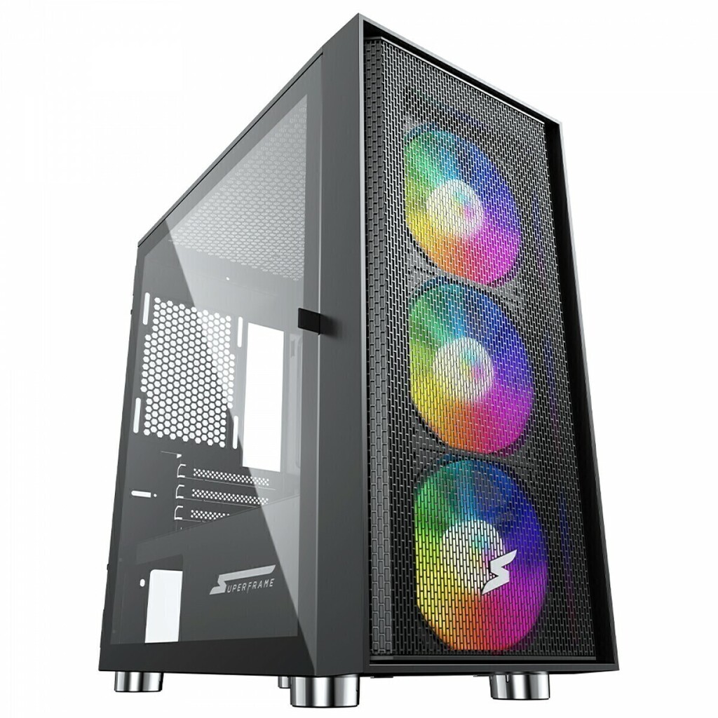 Gabinete Gamer SuperFrame Wind, Mid Tower, Vidro Temperado, M-ATX ...