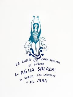 "La cura" serigrafía de edición limitada (35 x 50 cm) - comprar online
