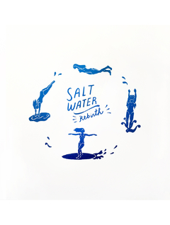"Salt Water Rebirth" serigrafía de edición limitada (35 x 50 cm)