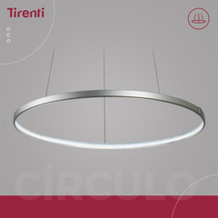 Colgante circulo led