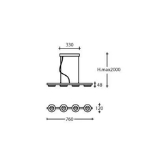 Colgante Longboat led - Tirenti