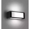 LUZ EXTERIOR:40311N APLIQUE E27 TRIDIMENSIONAL NEGRO - LUZ EXTERIOR - 40311