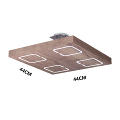 Plafon wooden led - comprar online