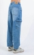 Jean Cargo Baggy MURAKAMI Celeste - tienda online