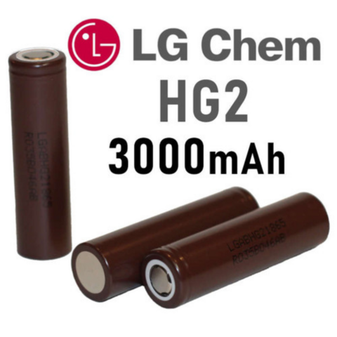 BATERIA LG 18650 HG2 3000MAH