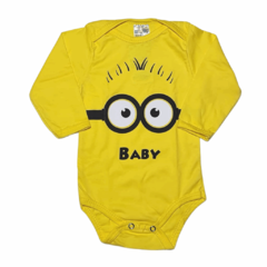 BODY MANGA LONGA PERSONAGEM MINIONS - REF. 2239.04016EMA TAM P | G