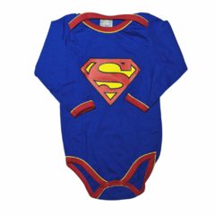 BODY PERSONAGEM MANGA LONGA SUPER HOMEM - REF. 42.04016 TAM. M