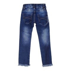 Imagem do CALÇA INFANTIL FEMININA, JEANS AZUL DESTROYED REF. 86402