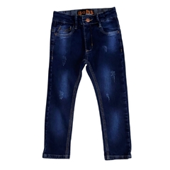 CALÇA INFANTIL MASCULINA, JEANS AZUL DESTROYED Ref. 38403 - comprar online