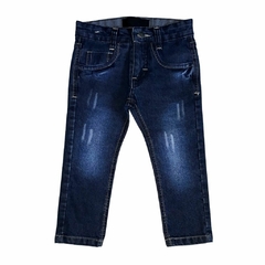 CALÇA INFANTIL MASCULINA, JEANS AZUL DESTROYED - BICHO SOLTO REF. 47303 TAM. 3 na internet