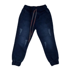 CALÇA INFANTIL MASCULINA, JEANS DROPED DESTROYED REF. 31202