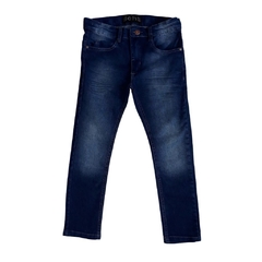 Calça infantil masculina, jeans estonado - Ref. 648206 TAM. 6