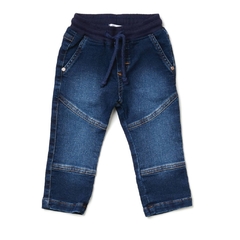 CALÇA INFANTIL MASCULINO, JEANS AZUL ESTONADO REF. 31929A na internet