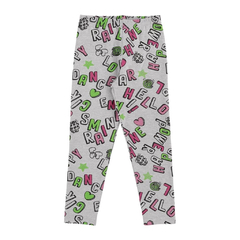 Calça Legging Infantil, Estampada Mescla Ref. 44346