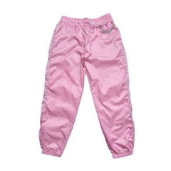 Calça infantil feminina, Jogger corta vento com detalhe corrente - Ref. 5965