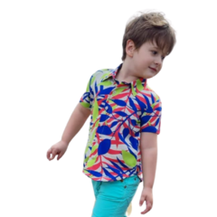 Imagem do CAMISA INFANTIL MASCULINA, VISCOSE ESTAMPADA REF. 5990