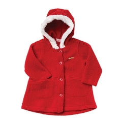 CASACO INFANTIL FEMININO, VERMELHO CAPUZ REF. 11923