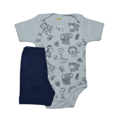 CONJUNTO BODY MANGA CURTA E SHORTS - REF. REF. 82.03005VAR TAM M | 2 | 3 - MMary Kids Roupas Infantis