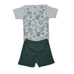 CONJUNTO BODY MANGA CURTA E SHORTS - REF. REF. 82.03005VAR TAM M | 2 | 3 - comprar online