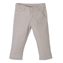 Calça infantil masculina, oxford cru Ref. 61327