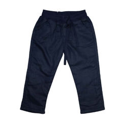 Calça infantil, forrada - cor marinho Ref. 61334