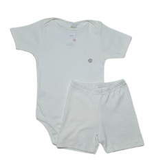 CONJUNTO BODY MANGA CURTA E SHORTS COLOR - REF. 22.3005LSO TAM 3 - MMary Kids Roupas Infantis