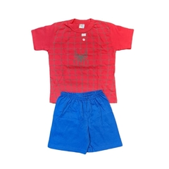 Conjunto personagem Homem Aranha, 2 peças shorts e camiseta manga curta - Ref. 22606