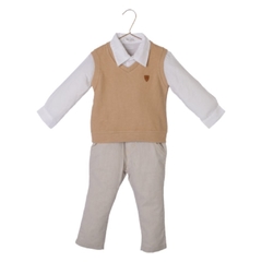 Conjunto Infantil Masculino, Calça Camisa e Colete - Ref. 61324 na internet