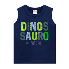 Camiseta Regata, para Menino - Dinossauro Marinho Ref. 34242 na internet